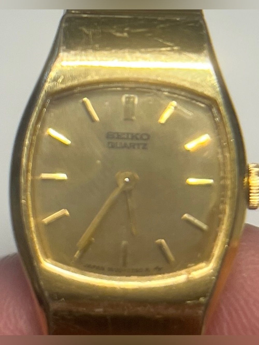Vintage Seiko Gold Plated Ladies Dress Watch 1400-8010 - As Is